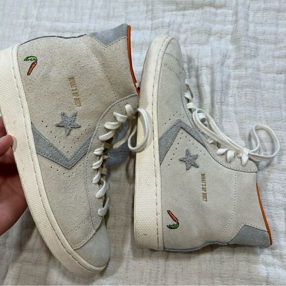 Converse x Bugs Bunny Pro Leather High Shoe Womens 9, Mens 7.5 80th Anniversary - Picture 8 of 8